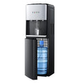 Euhomy Self-Cleaning Bottom-Loading Water Dispenser, Compatible with 5 Gallon Bottles - 3 Temperature Settings with Hot, Room & Cold Water Outlets, Childproof Lock, Night Light & LED Display£¬Black