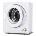 Euhomy Portable Clothes Dryer for Laundry, 1.5 Cu. Ft. Small Portable Dryers for Clothes, 120V Electric Dryer with Stainless Steel Drum, 850W Dryer Machine for Apartments, White