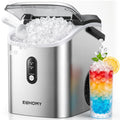 EUHOMY Nugget Ice Maker Countertop with Handle, 34lbs/24H Sonic Ice Maker