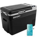 EUHOMY 32QT 12 Volt Refrigerator, Electric Cooler, Usable Battery, -4¨H~68¨H