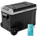 EUHOMY 37QT 12 Volt Refrigerator, -4¨H~68¨H Portable Freezer, for Car