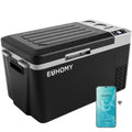 EUHOMY 24QT 12 Volt Refrigerator, Electric Cooler, Usable Battery, -4¨H~68¨H